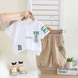 Printed T-shirt and Trousers Set