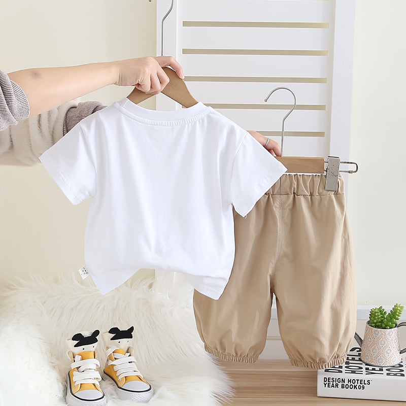 Printed T-shirt and Trousers Set