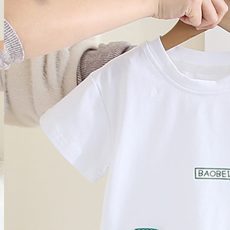 Printed T-shirt and Trousers Set