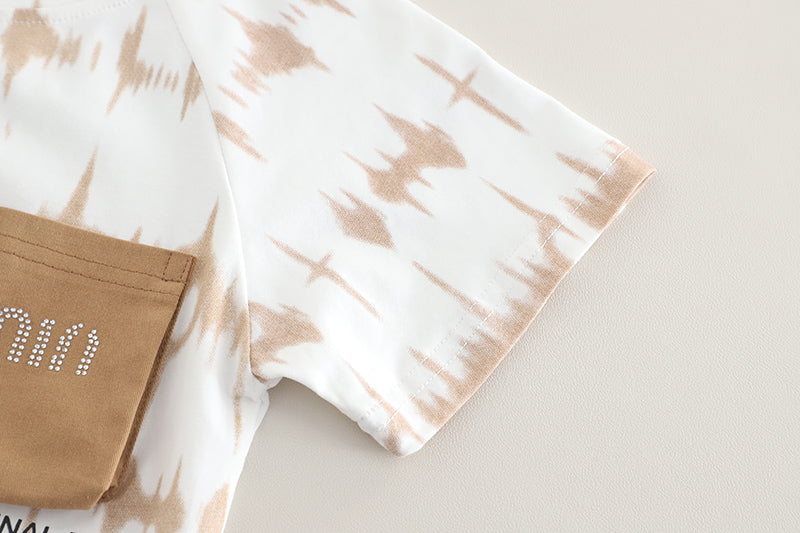 Printed T-shirt and Shorts Set