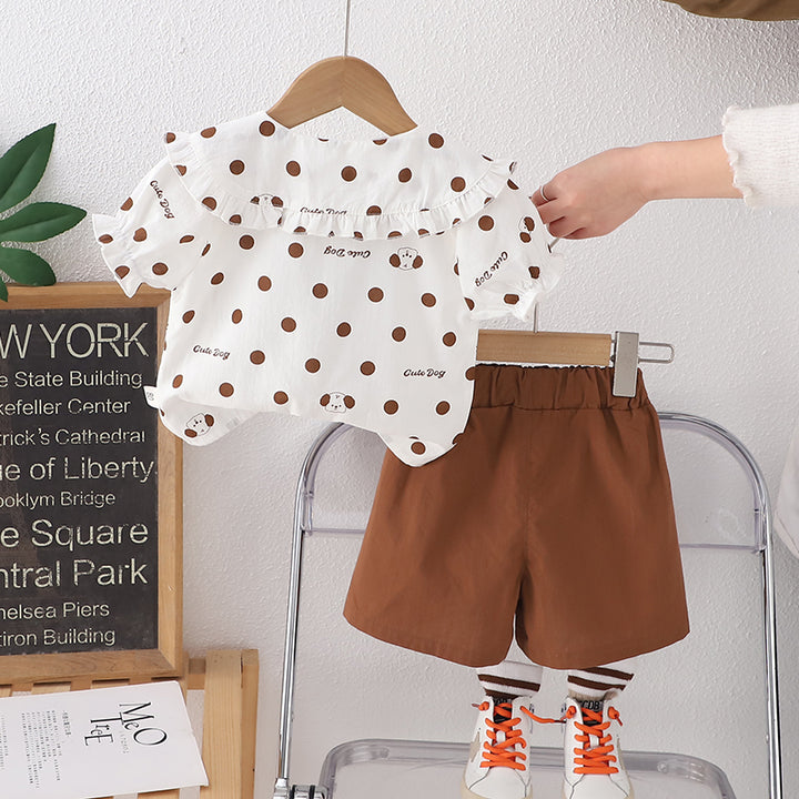 Printed Top and Shorts Set