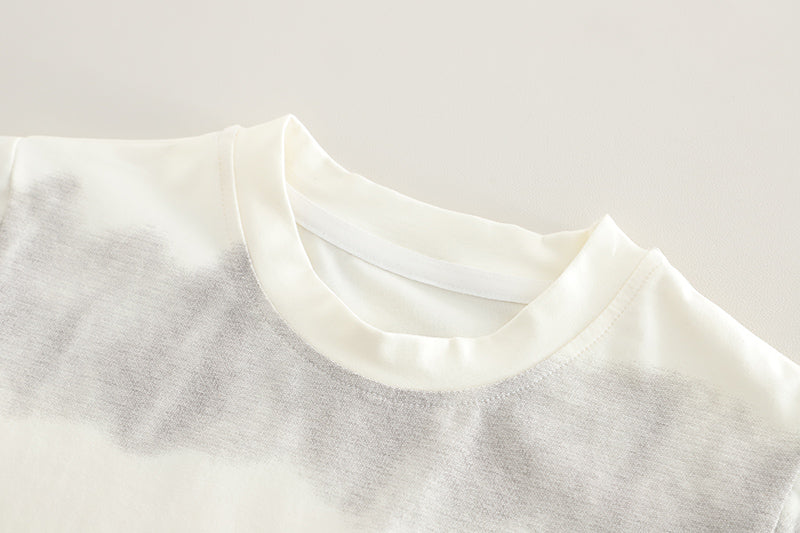Solid T-shirt and Shorts Set