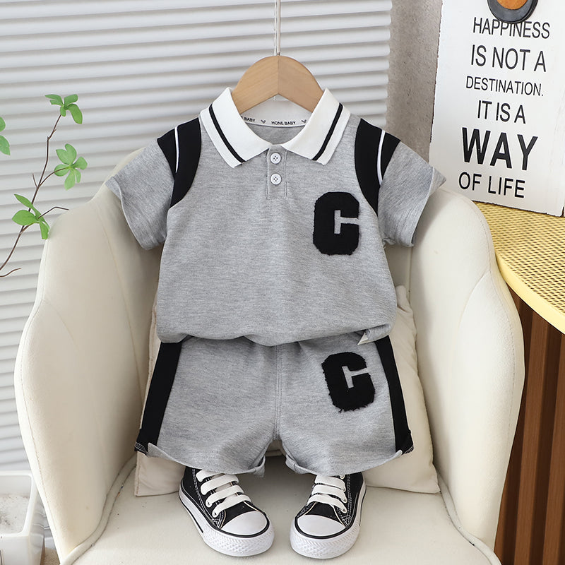 Printed T-shirt and Shorts Set