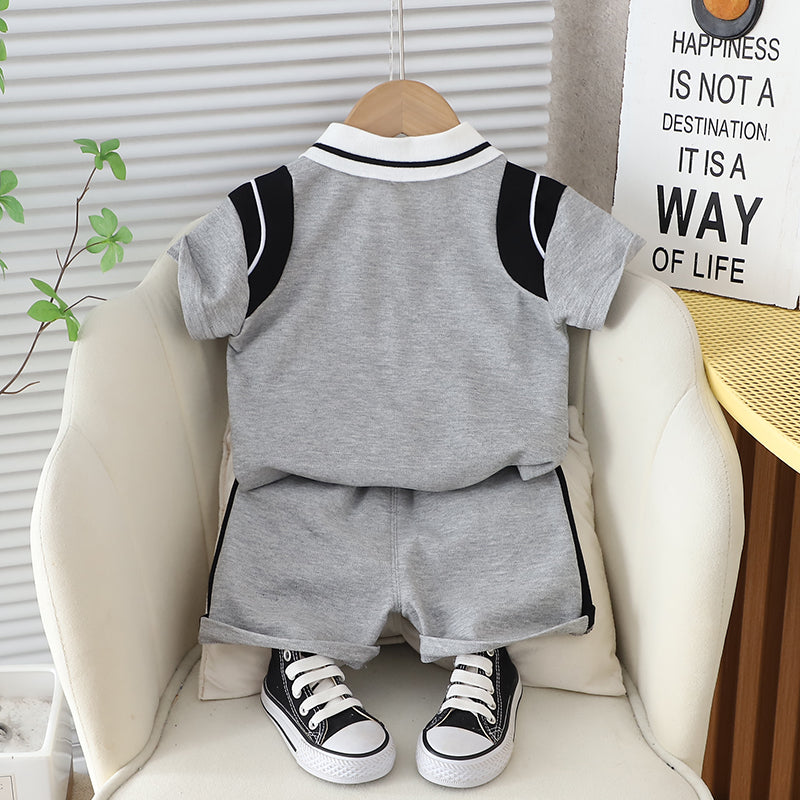 Printed T-shirt and Shorts Set