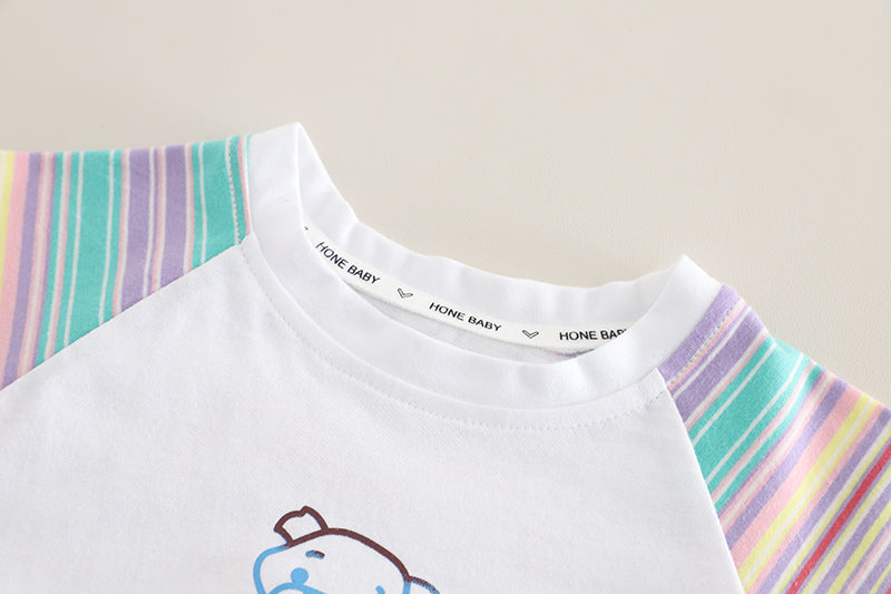 Printed T-shirt and Shorts Set