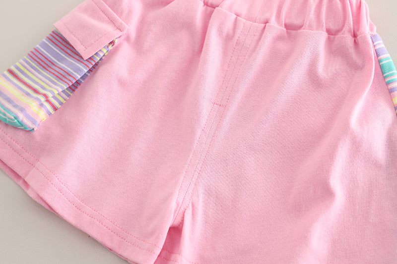 Printed T-shirt and Shorts Set