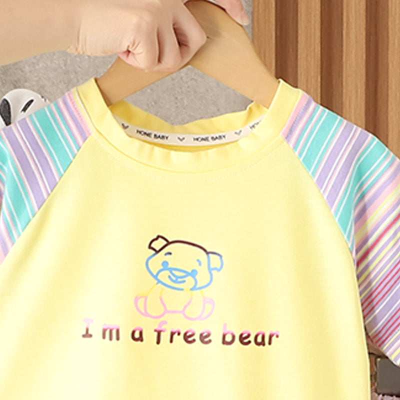 Printed T-shirt and Shorts Set