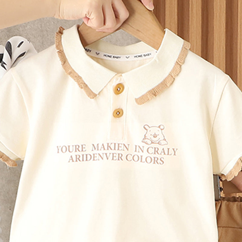 Printed T-shirt and Shorts Set