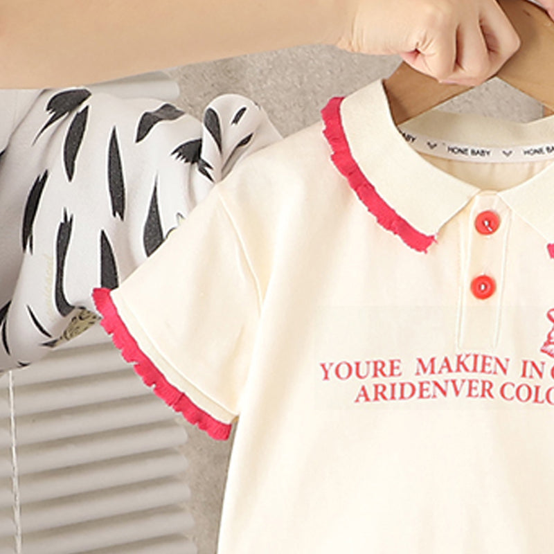 Printed T-shirt and Shorts Set