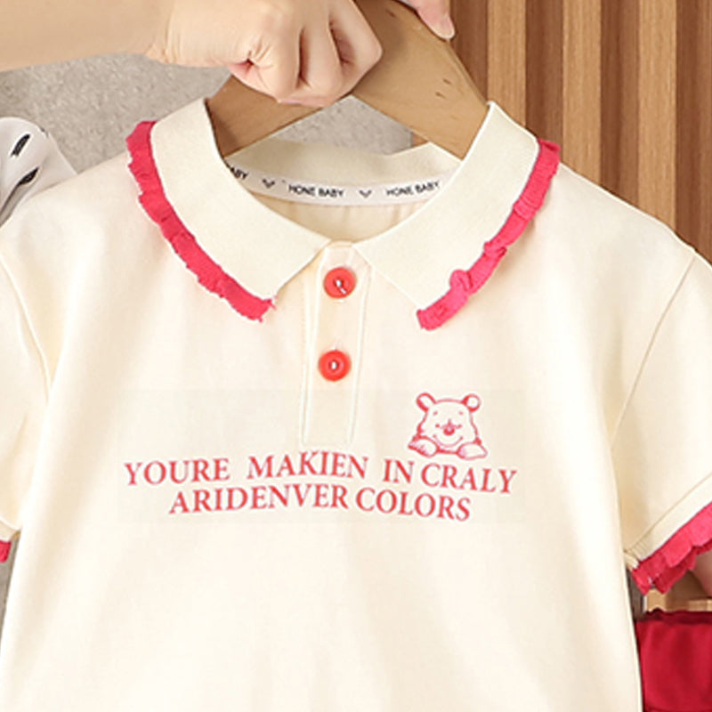 Printed T-shirt and Shorts Set