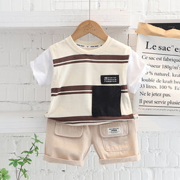 Printed T-shirt and Shorts Set