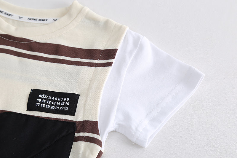 Printed T-shirt and Shorts Set