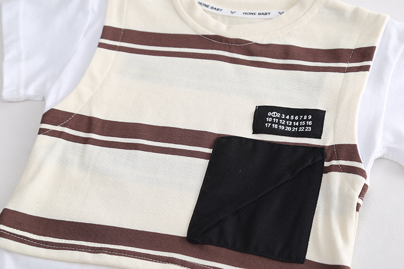 Printed T-shirt and Shorts Set