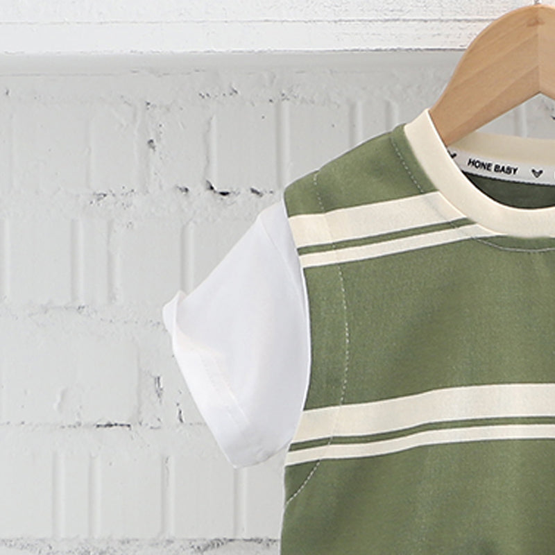 Printed T-shirt and Shorts Set