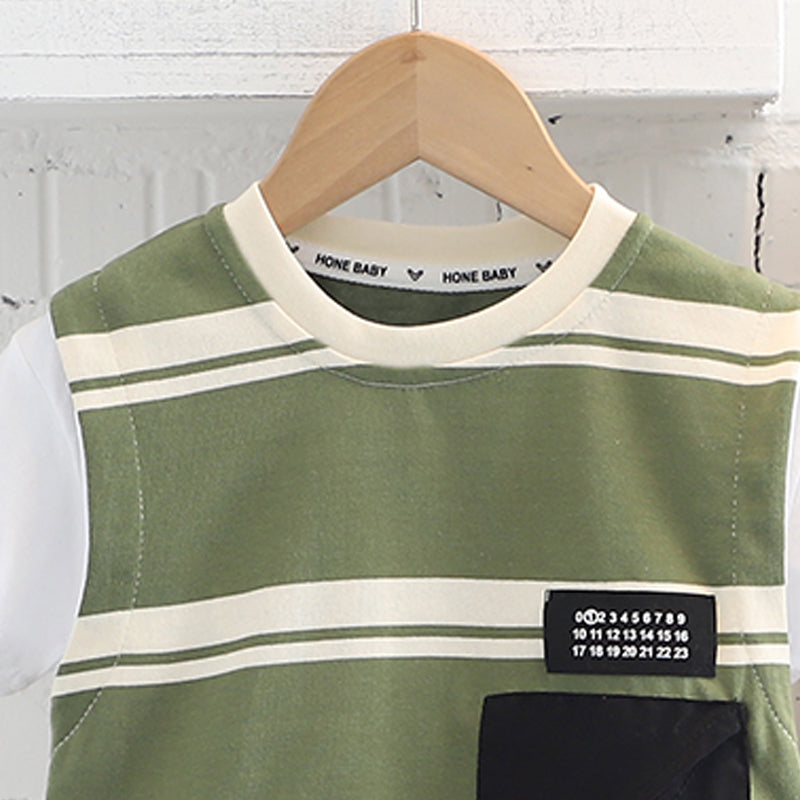 Printed T-shirt and Shorts Set