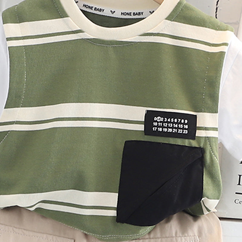 Printed T-shirt and Shorts Set