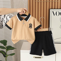 Printed T-shirt and Shorts Set