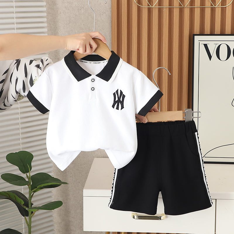 Printed T-shirt and Shorts Set
