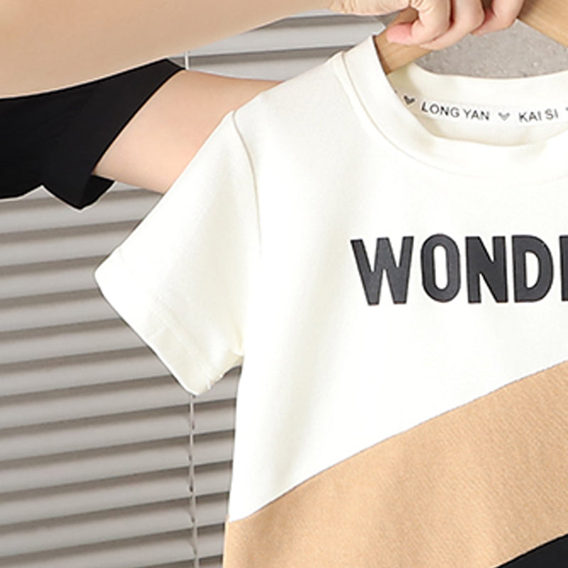 Printed T-shirt and Shorts Set
