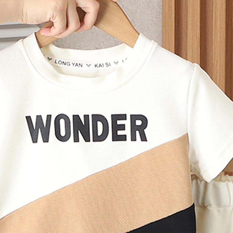 Printed T-shirt and Shorts Set