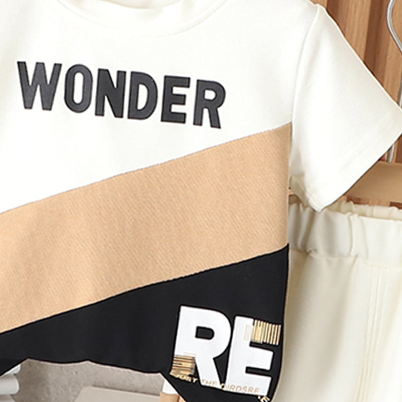 Printed T-shirt and Shorts Set