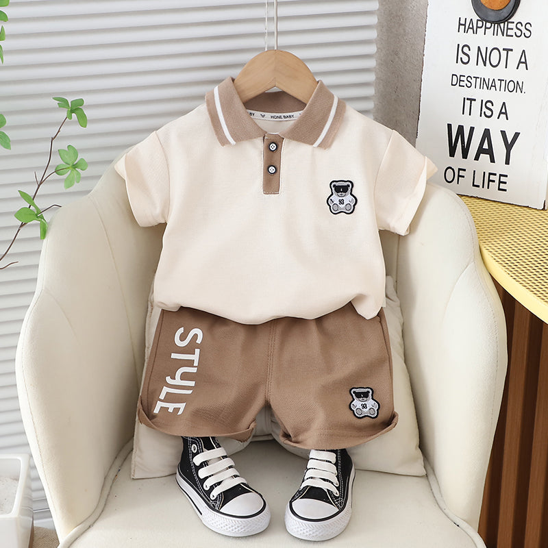 Printed T-shirt and Shorts Set