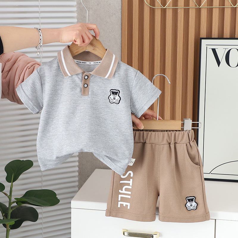 Printed T-shirt and Shorts Set