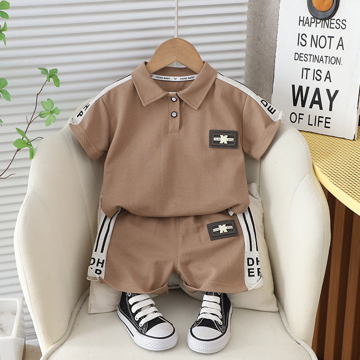 Printed T-shirt and Shorts Set