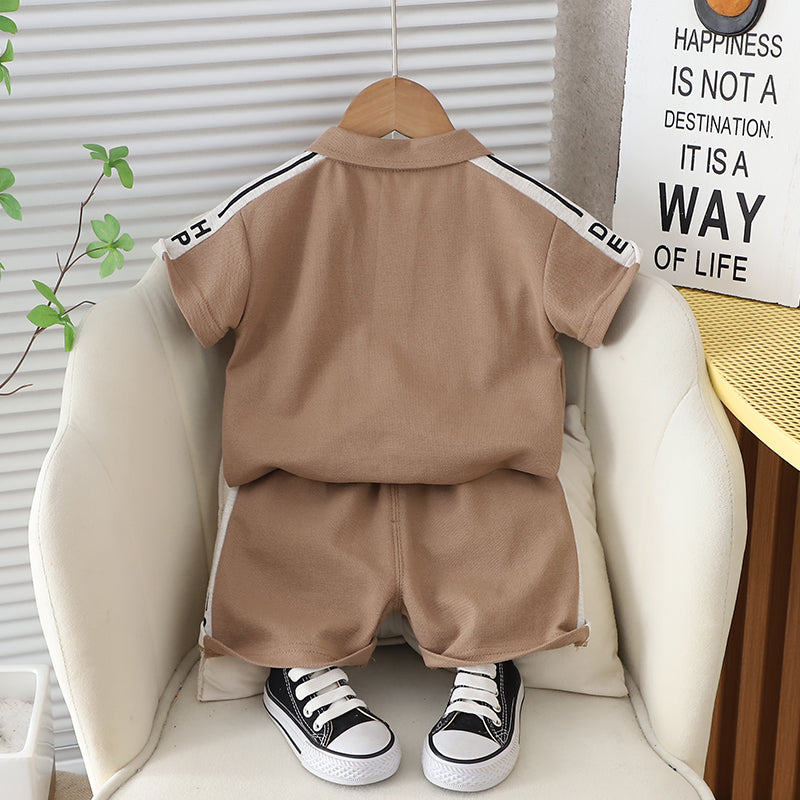 Printed T-shirt and Shorts Set