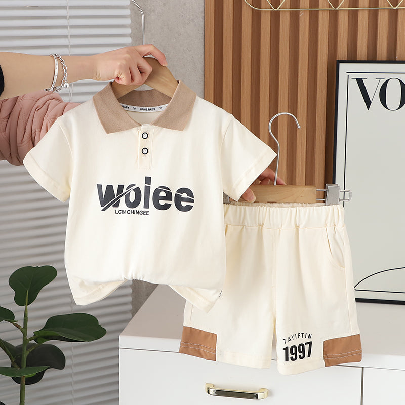 Printed T-shirt and Shorts Set