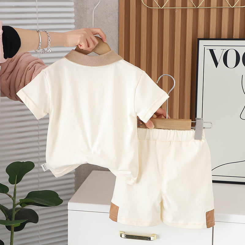 Printed T-shirt and Shorts Set