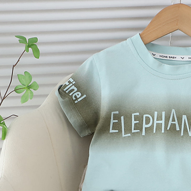 Printed T-shirt and Shorts Set