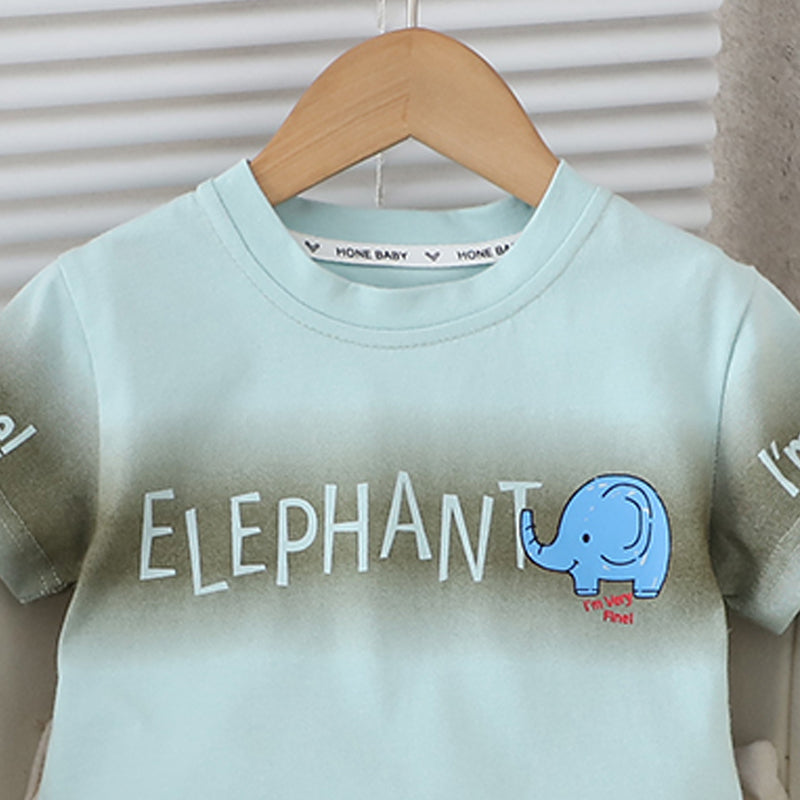Printed T-shirt and Shorts Set