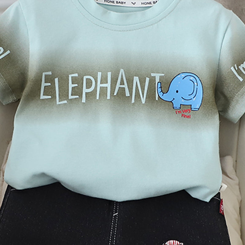 Printed T-shirt and Shorts Set