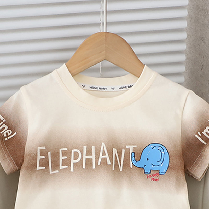 Printed T-shirt and Shorts Set