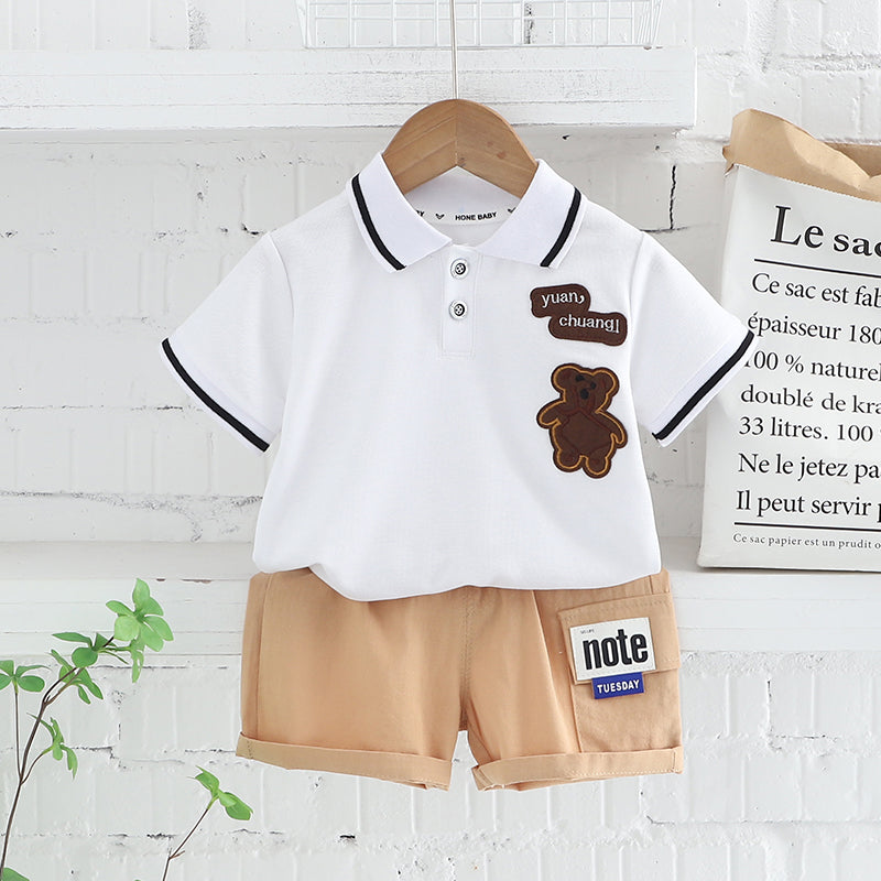 Printed T-shirt and Shorts Set