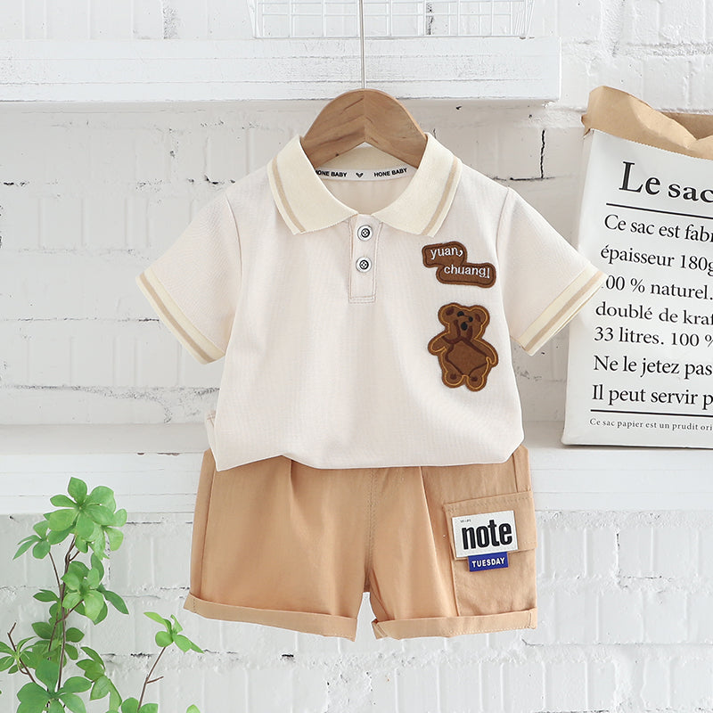 Printed T-shirt and Shorts Set