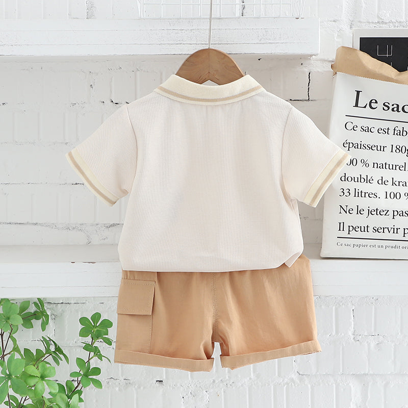 Printed T-shirt and Shorts Set