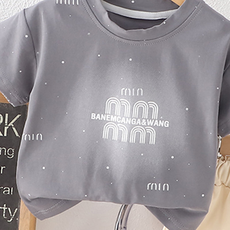 Printed T-shirt and Shorts Set
