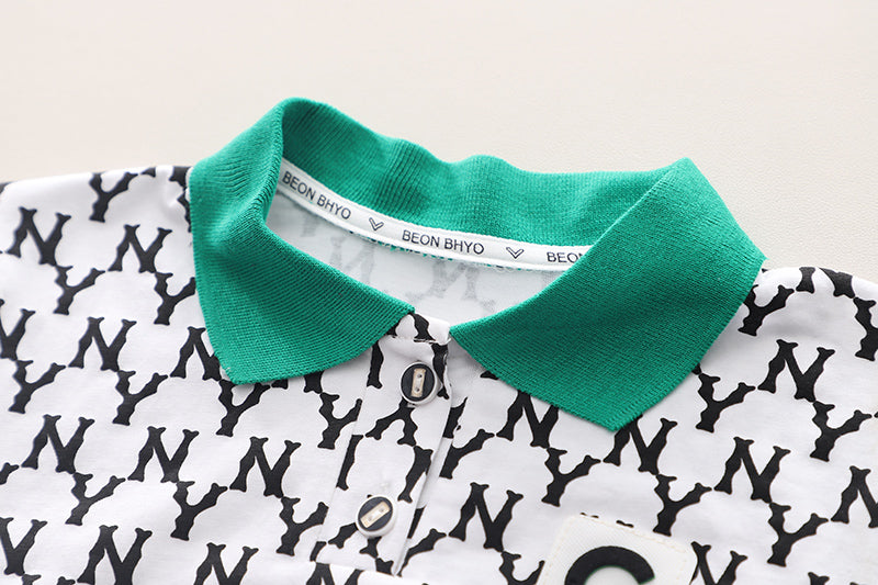 Printed T-shirt and Shorts Set