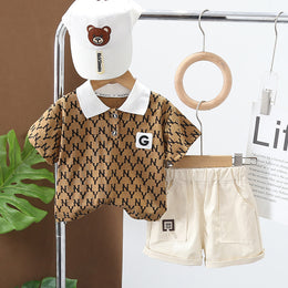 Printed T-shirt and Shorts Set