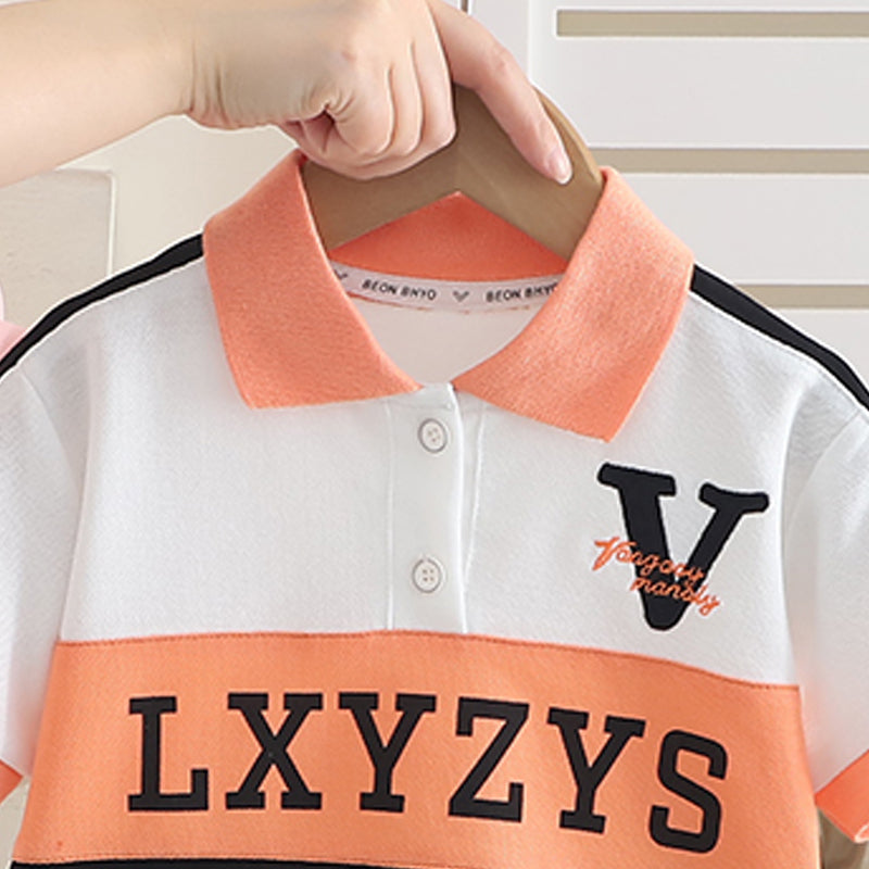 Printed T-shirt and Shorts Set