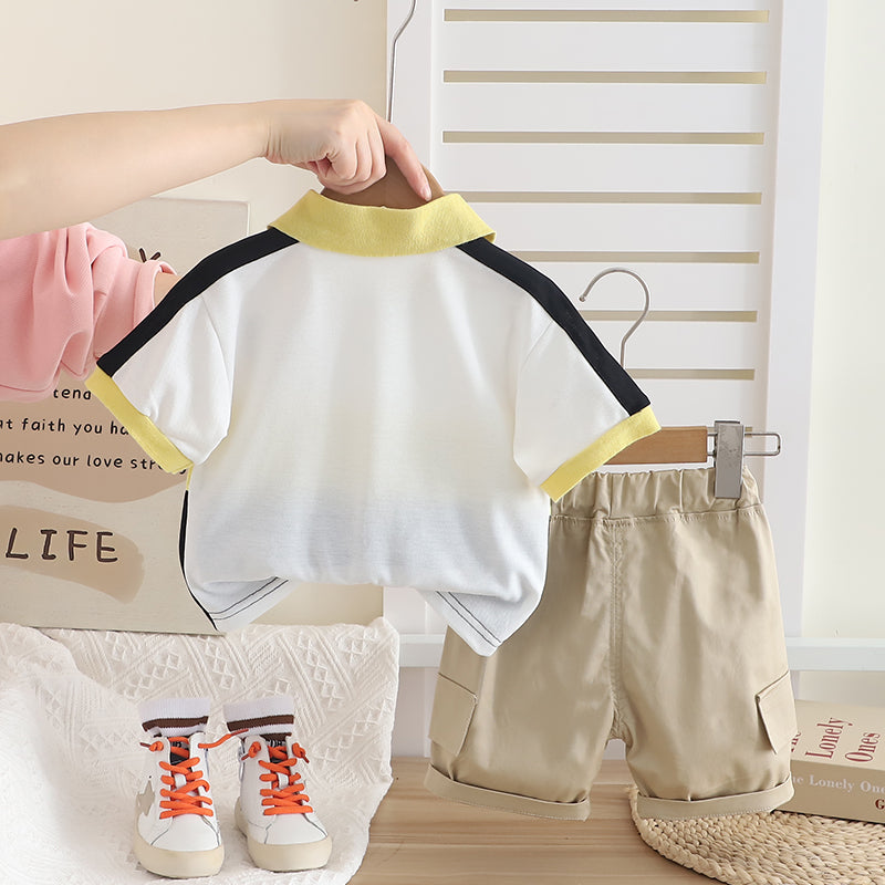 Printed T-shirt and Shorts Set