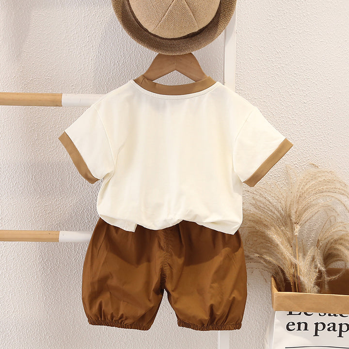 Printed T-shirt and Shorts Set