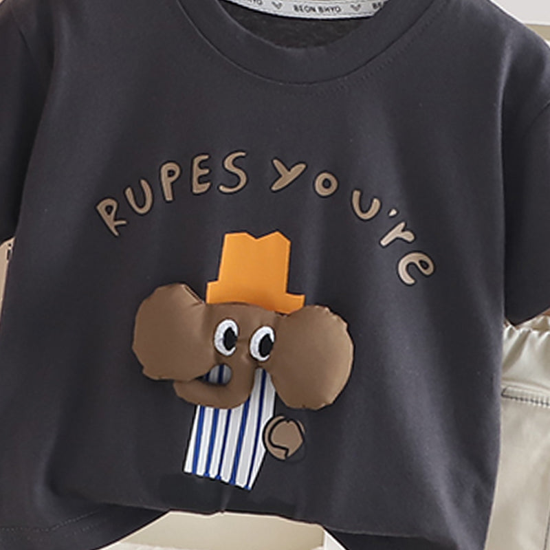 Printed T-shirt and Shorts Set