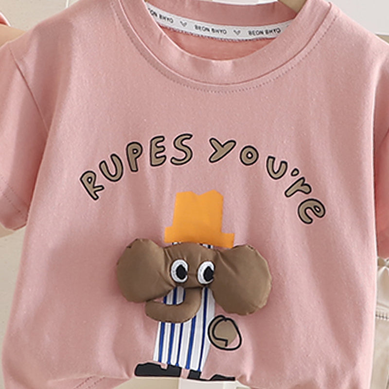 Printed T-shirt and Shorts Set