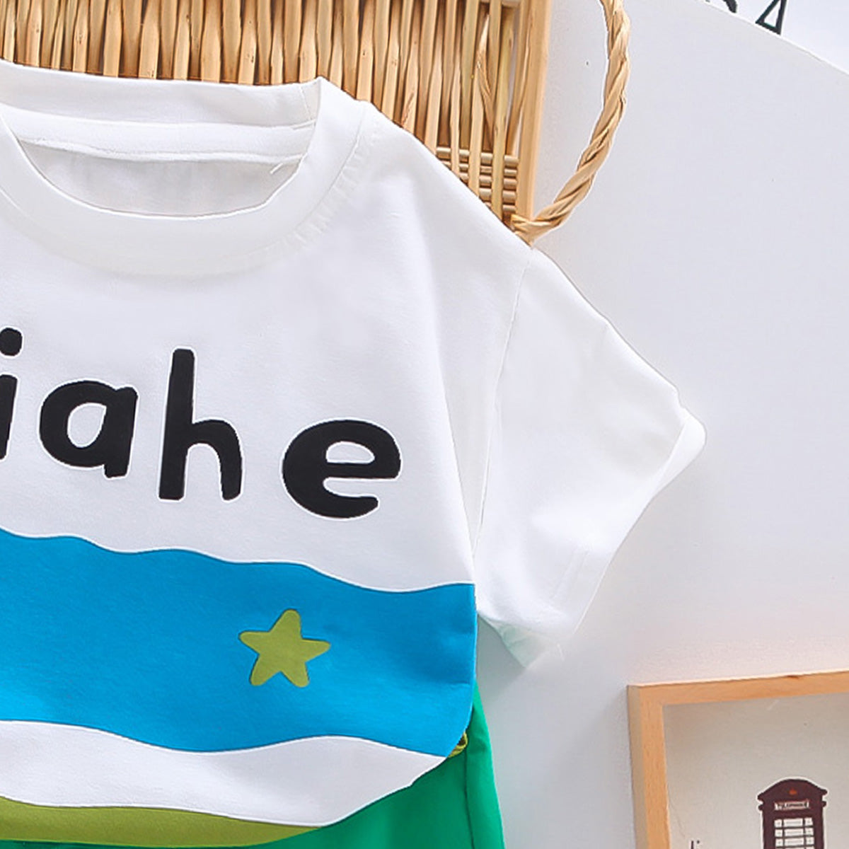 Boys Printed Short Sleeves T-shirt & Shorts