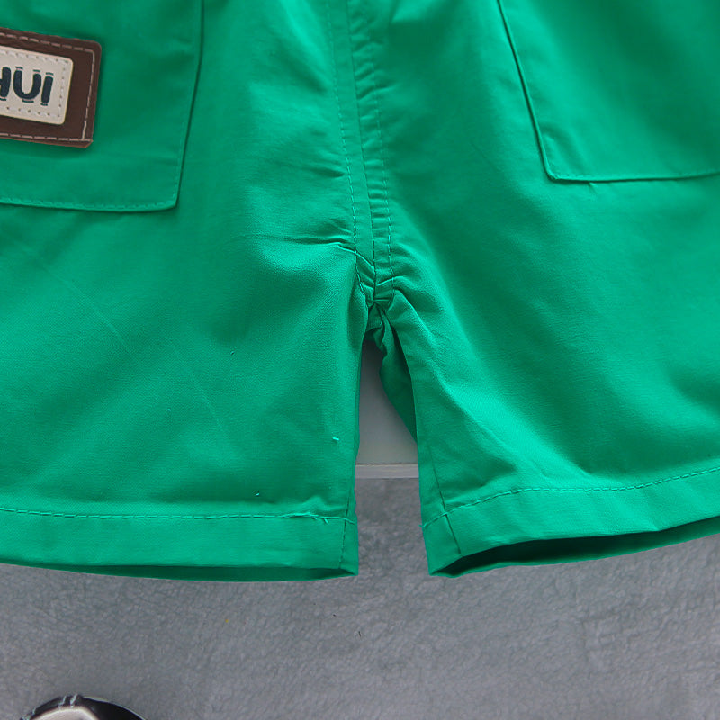 Boys Printed Short Sleeves T-shirt & Shorts