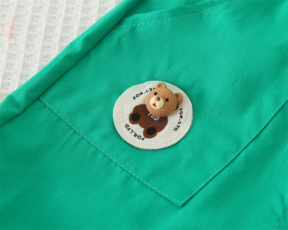 Boys Printed Round Neck T-shirt with Shorts