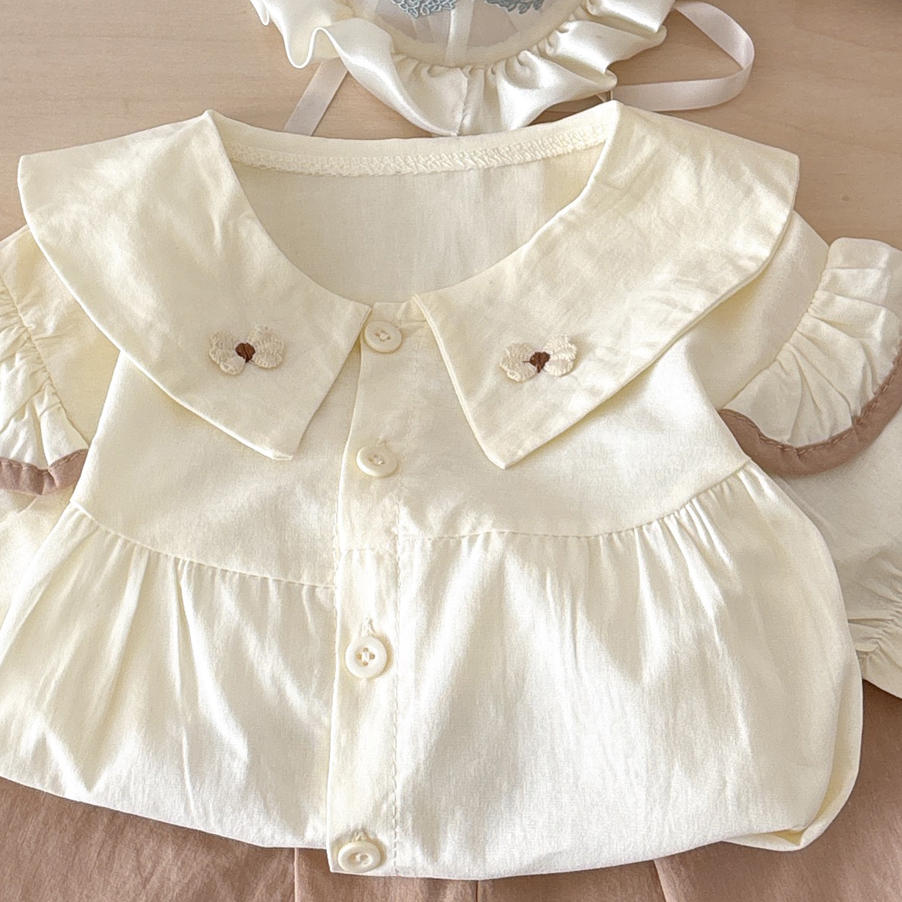 Girls Colourblocked Top With Shorts
